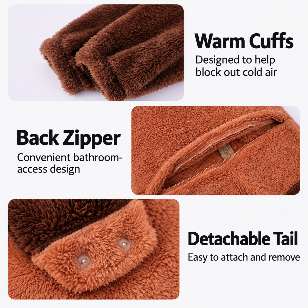 Cozy Plush Animal Onesie