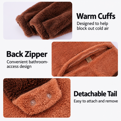 Cozy Plush Animal Onesie