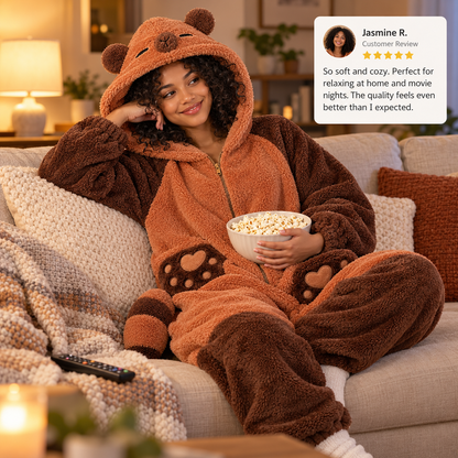 Cozy Plush Animal Onesie